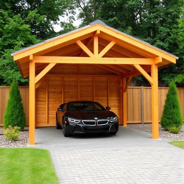 Architectural carport construction in Cape Town by Decks & Wood Engineering